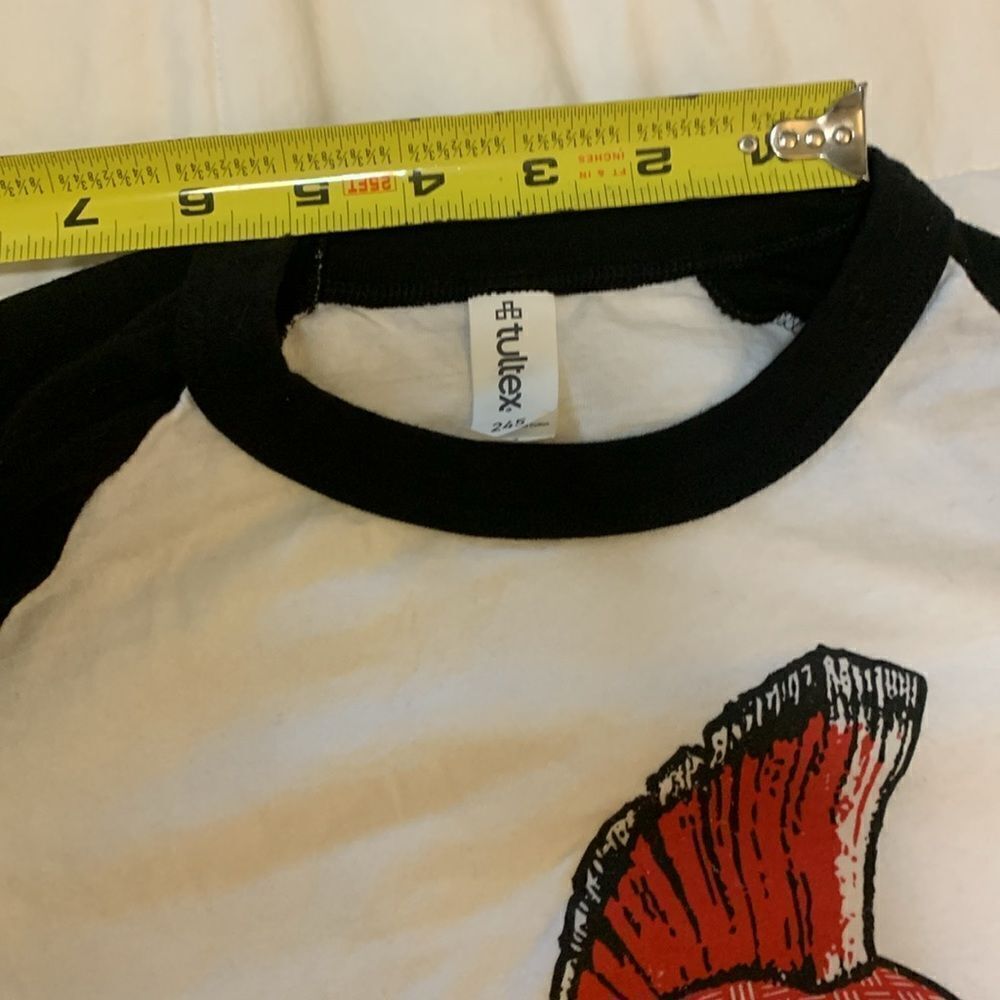 Baseball shirt, Le Kickball, ladies medium, 💯 cotton, like new - Picture 8 of 10